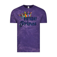 Cloud Purple birthday prince Vintage Tee - Artiststas