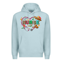 Blue Mist Cinco de mayo Nurse Premium Hoodie - FaDigitalArtStudio