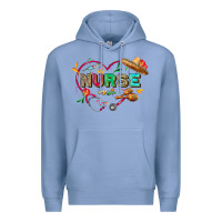 Colony Blue Cinco de mayo Nurse Premium Hoodie - FaDigitalArtStudio