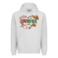 Dove Grey Cinco de mayo Nurse Premium Hoodie - FaDigitalArtStudio