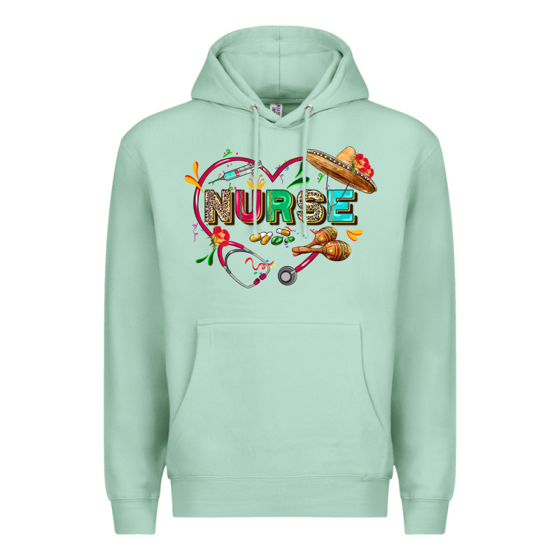 Cinco De Mayo Nurse Premium Hoodie by FaDigitalArtStudio | Teevron