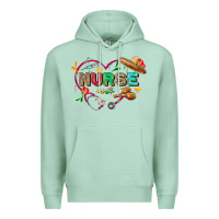 Seafoam Cinco de mayo Nurse Premium Hoodie - FaDigitalArtStudio