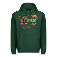 Sports Green Cinco de mayo Nurse Premium Hoodie - FaDigitalArtStudio