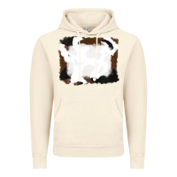 Vintage Artic cowhide frames background Vintage Hoodie - RanaPortraitStore