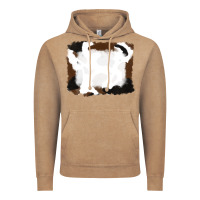 Vintage Coffee cowhide frames background Vintage Hoodie - RanaPortraitStore
