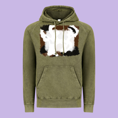 Cowhide Frames Background Vintage Hoodie Designed By Ranaportraitstore