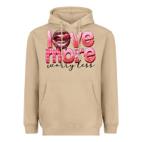 Mushroom love more worry less Heavyweight Hoodie - FaDigitalArtStudio