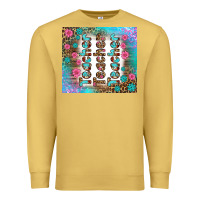 Antique Gold teacher gemstone and pink flower tumbler Premium Sweatshirt - BundleAndBundleShop