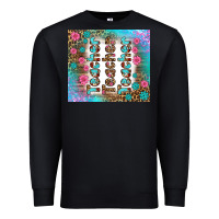 Black teacher gemstone and pink flower tumbler Premium Sweatshirt - BundleAndBundleShop