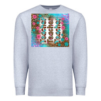 Heather Grey teacher gemstone and pink flower tumbler Premium Sweatshirt - BundleAndBundleShop