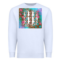 White teacher gemstone and pink flower tumbler Premium Sweatshirt - BundleAndBundleShop
