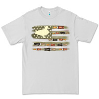 Dove Grey duck hunter flag Premium Tee - MaliasSmallBusiness