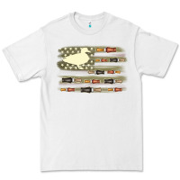 White duck hunter flag Premium Tee - MaliasSmallBusiness