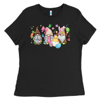 Black easter gnomies Ladies Tee - MaliasSmallBusiness