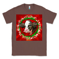 Chestnut christmas holstein calf face Classic Tee - LillyAllenDesigns