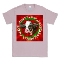 Lilac christmas holstein calf face Classic Tee - LillyAllenDesigns
