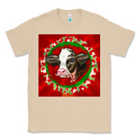 Mushroom christmas holstein calf face Classic Tee - LillyAllenDesigns