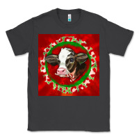 Smoke christmas holstein calf face Classic Tee - LillyAllenDesigns