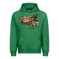 Emerald red tail boa snake Urban Hoodie - LillyAllenDesigns