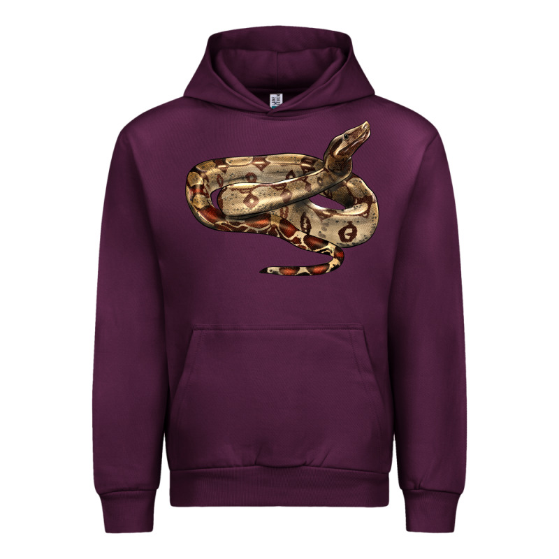 Red Tail Boa Snake Urban Hoodie by LillyAllenDesigns | Teevron