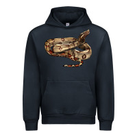 Navy red tail boa snake Urban Hoodie - LillyAllenDesigns