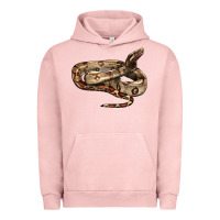 Pigment Salmon red tail boa snake Urban Hoodie - LillyAllenDesigns