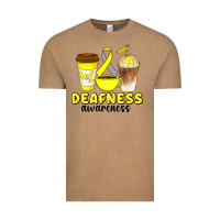 Vintage Coffee deafness awareness coffee cups Vintage Tee - Artiststas
