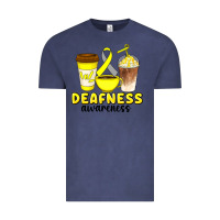 Vintage Denim deafness awareness coffee cups Vintage Tee - Artiststas
