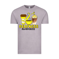 Vintage Zinc deafness awareness coffee cups Vintage Tee - Artiststas