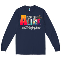 Navy He is Alive Long Sleeve Tee - Bettercallsaul