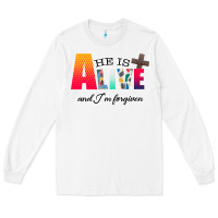 White He is Alive Long Sleeve Tee - Bettercallsaul