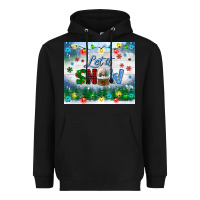 Black let it snow tumbler Heavyweight Hoodie - BundleAndBundleShop
