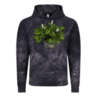 Cloud Black Peace Lily Vintage Hoodie - LillyAllenDesigns