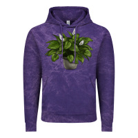 Cloud Purple Peace Lily Vintage Hoodie - LillyAllenDesigns