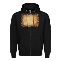 Black Buralp and Leopard Zipper Hoodie - CowCowDesign
