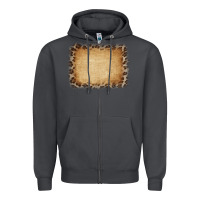 Smoke Buralp and Leopard Zipper Hoodie - CowCowDesign