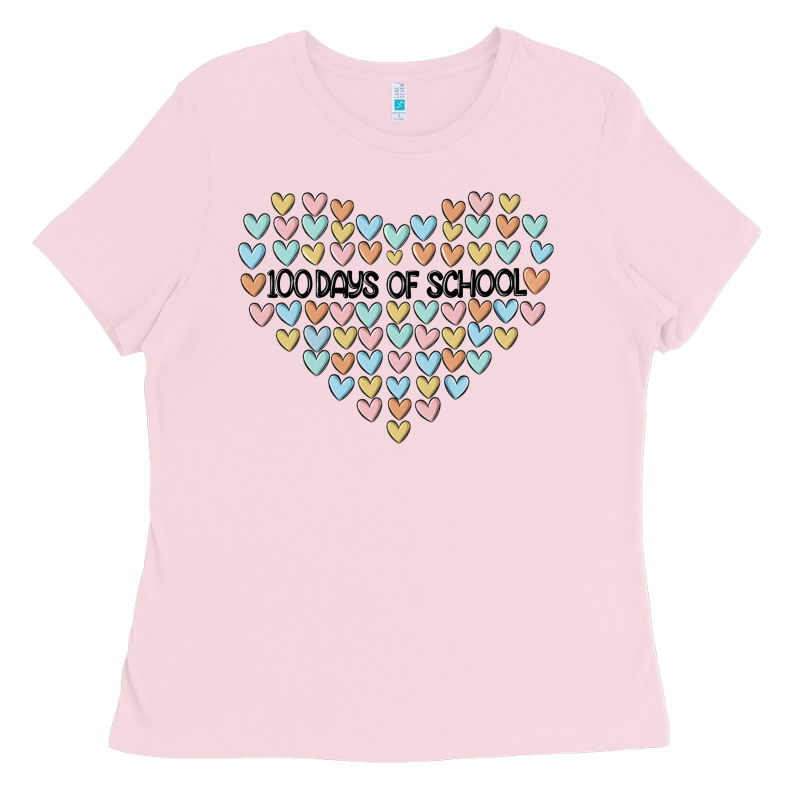 100 Days Of School Ladies Tee by MaliasSmallBusiness | Teevron