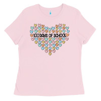 Bubblegum Pink 100 days of school Ladies Tee - MaliasSmallBusiness