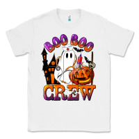 White Boo Boo Crew Nurse Classic Tee - LillyAllenDesigns
