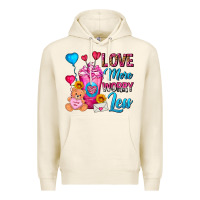 Tofu Love More Worry Less Valentines Day Cold Drink Premium Hoodie - FaDigitalArtStudio