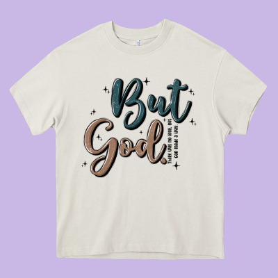 But God Heavy Core Tee Designed By Maliassmallbusiness