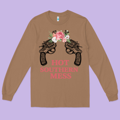 Hot Southern Mess Long Sleeve Tee Designed By Bettercallsaul