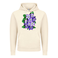 Vintage Artic Mayflower Plant Illustrations Vintage Hoodie - LillyAllenDesigns