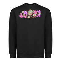 Black Easter eggs and crown of thorns Easter Day Heavyweight Sweatshirt - HowdyJamesFarm