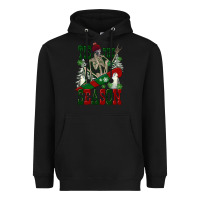 Black tis the season skeleton snowboard Heavyweight Hoodie - FaDigitalArtStudio