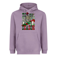 Lavender tis the season skeleton snowboard Heavyweight Hoodie - FaDigitalArtStudio