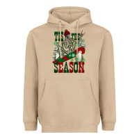 Mushroom tis the season skeleton snowboard Heavyweight Hoodie - FaDigitalArtStudio