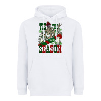 White tis the season skeleton snowboard Heavyweight Hoodie - FaDigitalArtStudio