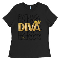 Black diva Ladies Tee - MaliasSmallBusiness