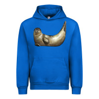 Cobalt sea seal Urban Hoodie - LillyAllenDesigns